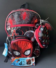 Marvel Spider-Man backpack. detachable Lunch bag, Pencil case and more