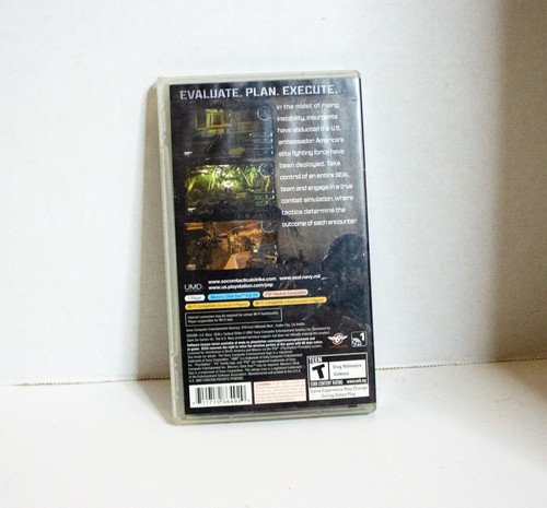 Video Game Socom US Navy Seals Tactical Strike UMD Sony PSP Rated T 2007 VG COND - Picture 2 of 5