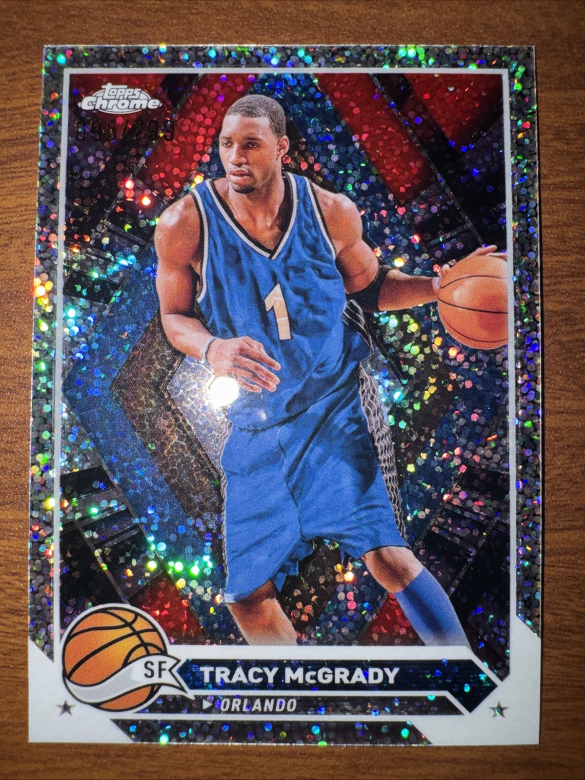2023-24 Topps Chrome - Tracy McGrady #24 Speckle Refractor /299