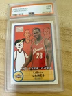 2003-04 Bazooka Lebron James rookie card #276 graded psa 9