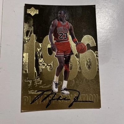 michael jordan upper deck autograph products for sale | eBay