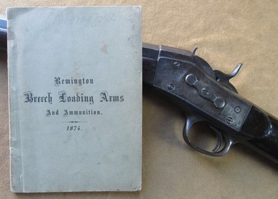 1874 Indian Wars Original Remington Arms Catalog Booklet Book George Custer Rare