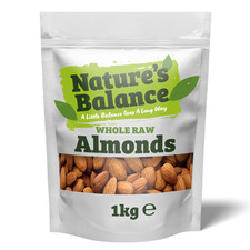 Whole Almonds 5kg Raw Unsalted Vegan Natural Healthy Snack by Natures Balance