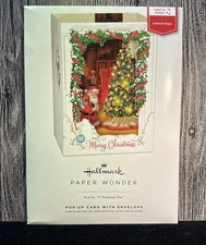 Paper Wonder Pop-Up Only Card SANTA “Merry Christmas”