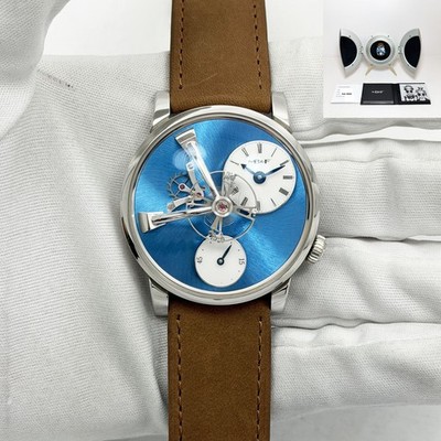 2024 Mb&f Legacy Machine LM101 40MM Blue Dial Steel Box Papers