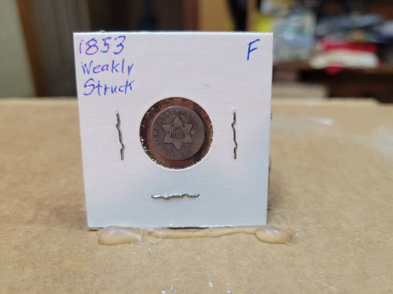 1853 3 Cent Silver