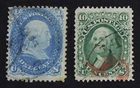 CKStamps: US Stamps Collection Scott#63 68 1c 10c Washington Used