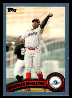 Jonathan Singleton 2011 Topps Pro Debut Blue #/309 #27 ESE
