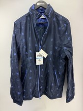 Penguin Original Golf Windjacke Logo Print Kapuze leicht UK Small /29824