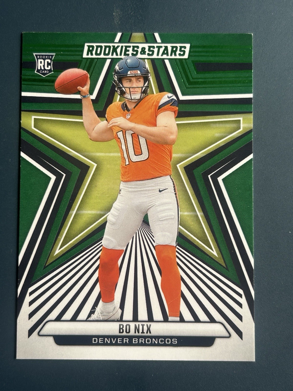 2024 Panini Rookies & Stars - Rookies Bo Nix #108 Green (RC)