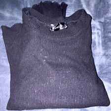 Kapalua Damen Strickpullover L Schwarz Rippst...