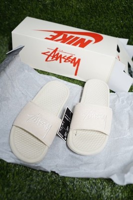 Nike x Stussy Benassi Slides - Fossil RARE!!!