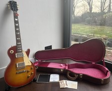 gibson custom shop murphy lab aged cherry sunburst 59 les paul (lightly aged)