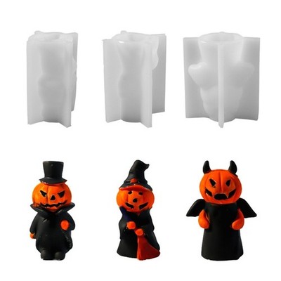 Halloween Pumpkin Mold Aromatherapys Silicone Mold Desktop Ornament Mold