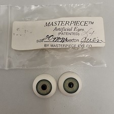 Vintage Masterpiece Soft "Glass" Doll Eyes 20mm Light Green Eyeballs