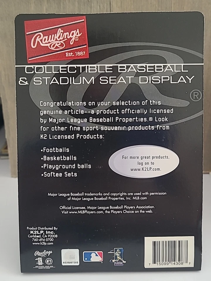 St. Louis Cardinals | Rawlings Collectible Baseball & Stadium Seat Display - Image 2 of 4