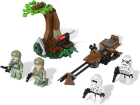 LEGO Star Wars - Endor Rebel Troopers & Imperial Troopers (9489) - FIGURES ONLY