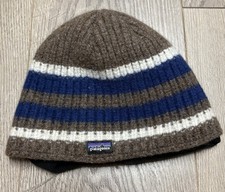 Patagonia Hat Beanie Toddler One Size Merino Wool Fleece Lined Knit