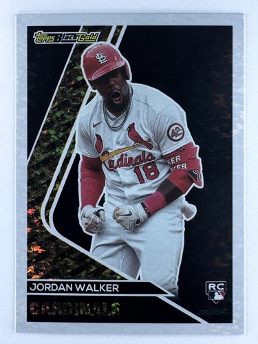 Jordan Walker #BG-29 2023 Topps Update Black Gold card