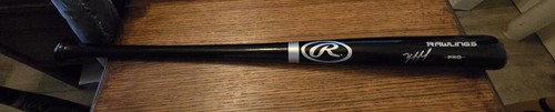 YORDAN ALVAREZ HOUSTON ASTROS SIGNED AUTOGRAPH AUTO BLACK RAWLINGS PRO BAT JSA - Picture 2 of 5