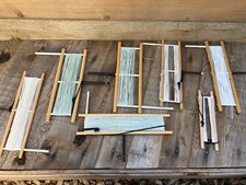 Lot - assorted kite lines & winders - single, double/stunt, quad (wood/plastic)