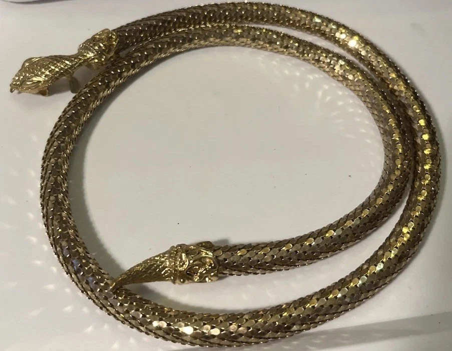 Gold Snake Belt in Vintage Belts for sale | eBay display picture 2