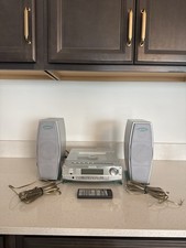 AIWA CX-LX7U XR-X7 CD Player Stero System SX-LZ7 Speaker Set With Remote,Damaged