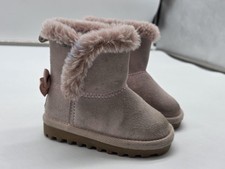 Bearpaw Boots Toddler Girls Size 3 Pink Faux ...