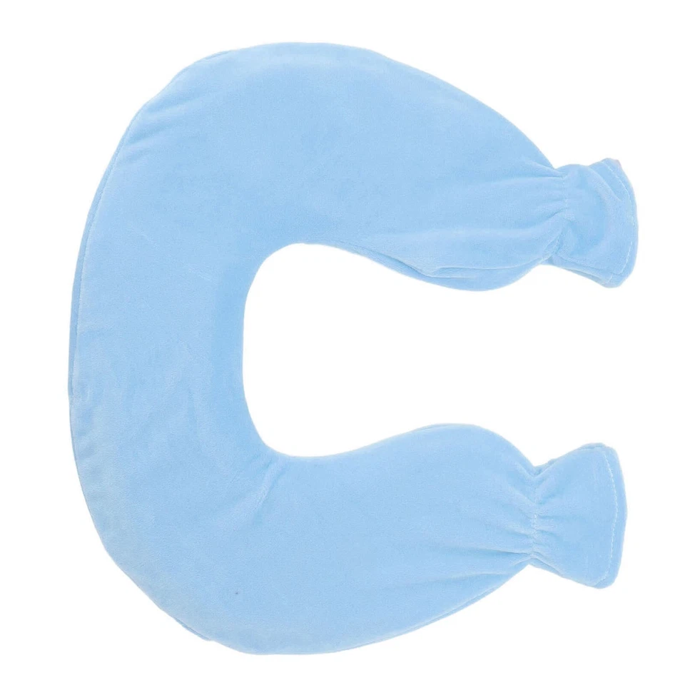 Botella de agua caliente de 1 L en forma de U bolsa de agua caliente para invierno cuello hombro cálido Foto 4 de 4