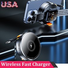 Wireless Fast Charger Charging Pad Dock For Samsung iPhone Android Cell Phone
