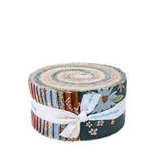 Honey Locust, 2.5 Inch Strips, Rolie Polie, Riley Blake Designs, Cotton Fabric