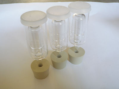 #ad 3 ct. 3 piece Air Lock Vent w #7 Bung Stopper Gum Rubber size 7 Airlock brew $12.99