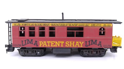 Roundhouse HO Custom Weathered Lima Company 34' Business Train Freight Car 1015