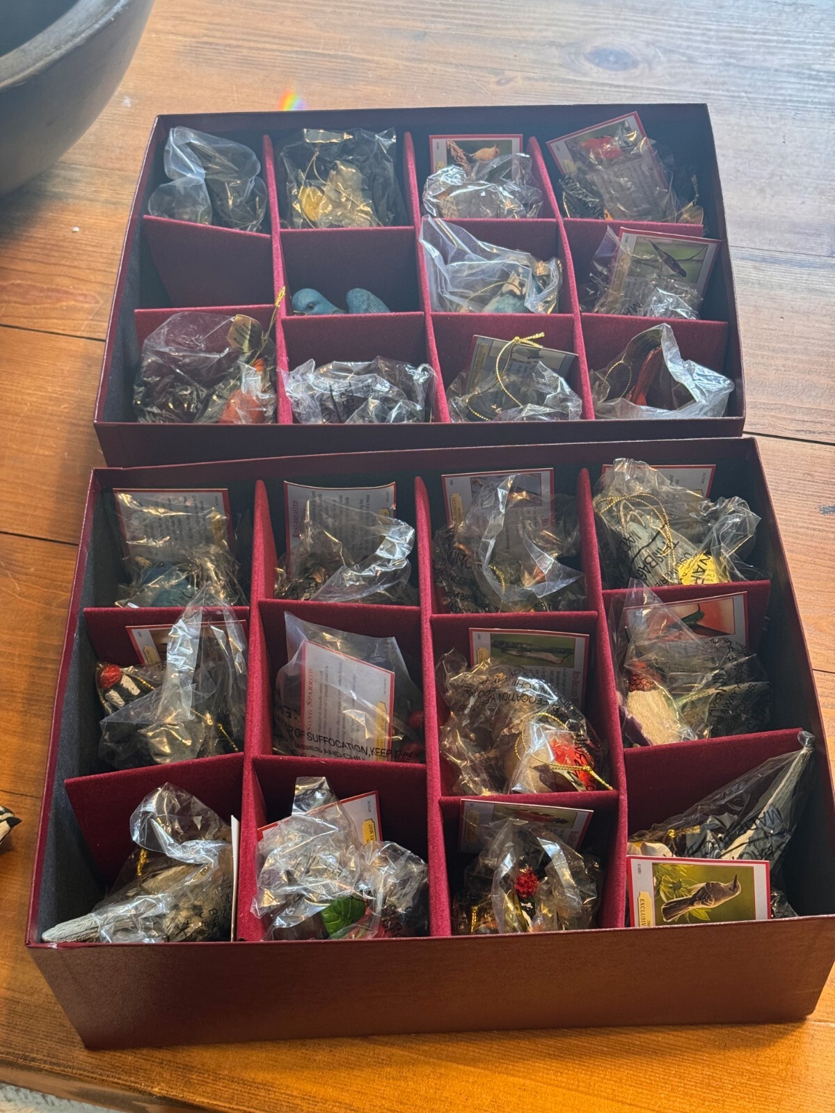 The Danbury Mint Song Bird Christmas Ornaments-27 Bird Ornaments-Holiday Decor