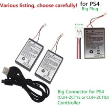 Rechargeable Battery For PS4 Dualshock 4 Controller LIP1522 3.65V  USB Cable