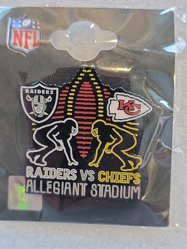 2020 Kansas City Chiefs VS Las Vegas Raiders 10/11/20 GAME DAY PIN - Picture 3 of 3