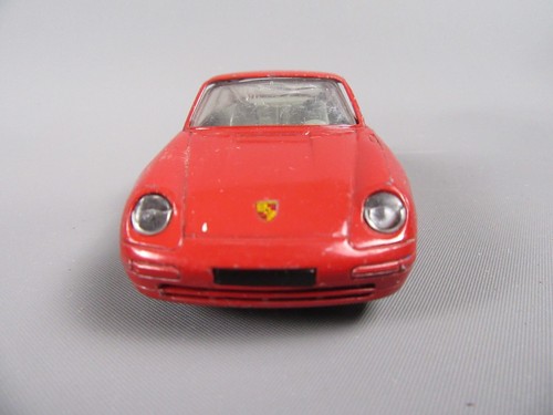 A867 Vintage 1995 Burago 4185 Italia Porsche 911 Carrera 93 Rojo 1:43 Bburago - Imagen 2 de 7