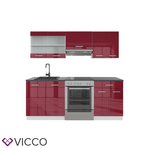 CUISINE 200 CM, CUISINE INTÉGRÉE, BLOC CUISINE VICCO R-LINE - Bild 2 von 7