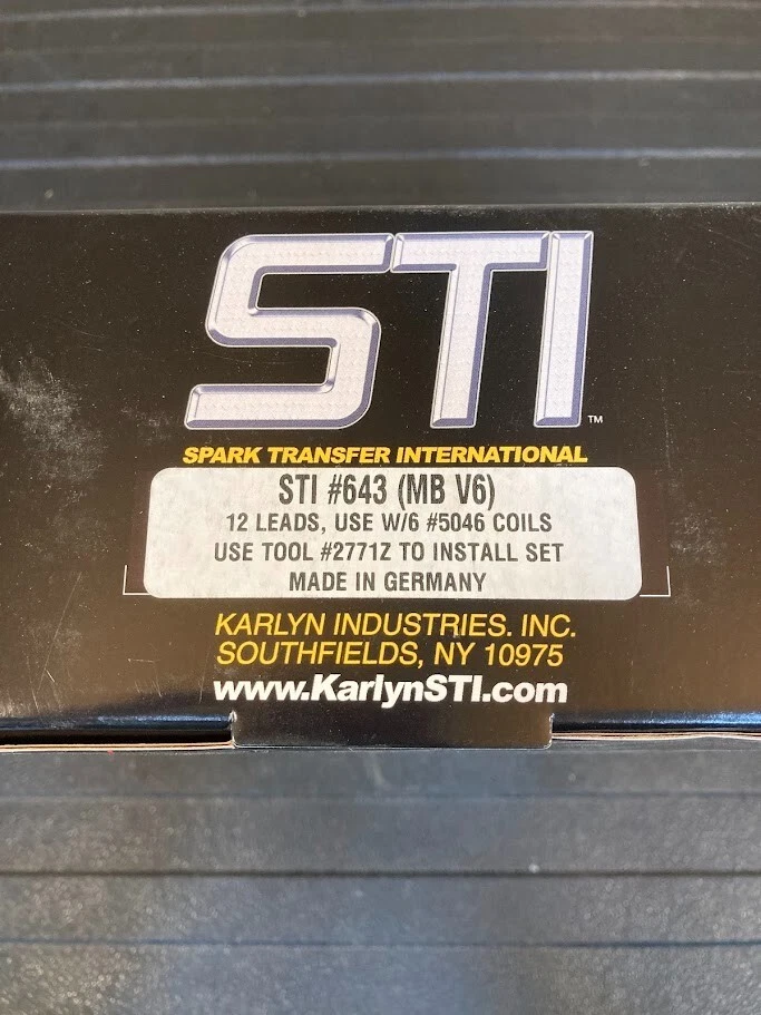 Juego de cables de bujías STI - 643 (MB V6) - para Mercedes-Benz y Chrysler 1998-2008 Foto 4 de 4