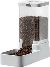 Gravity Automatic Dogs Cats Pets Animals Food Feeder Dispenser Large Capacity