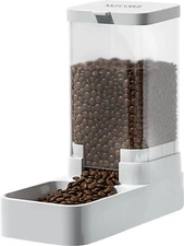 Gravity Automatic Dogs Cats Pets Animals Food Feeder Dispenser Large Capacity