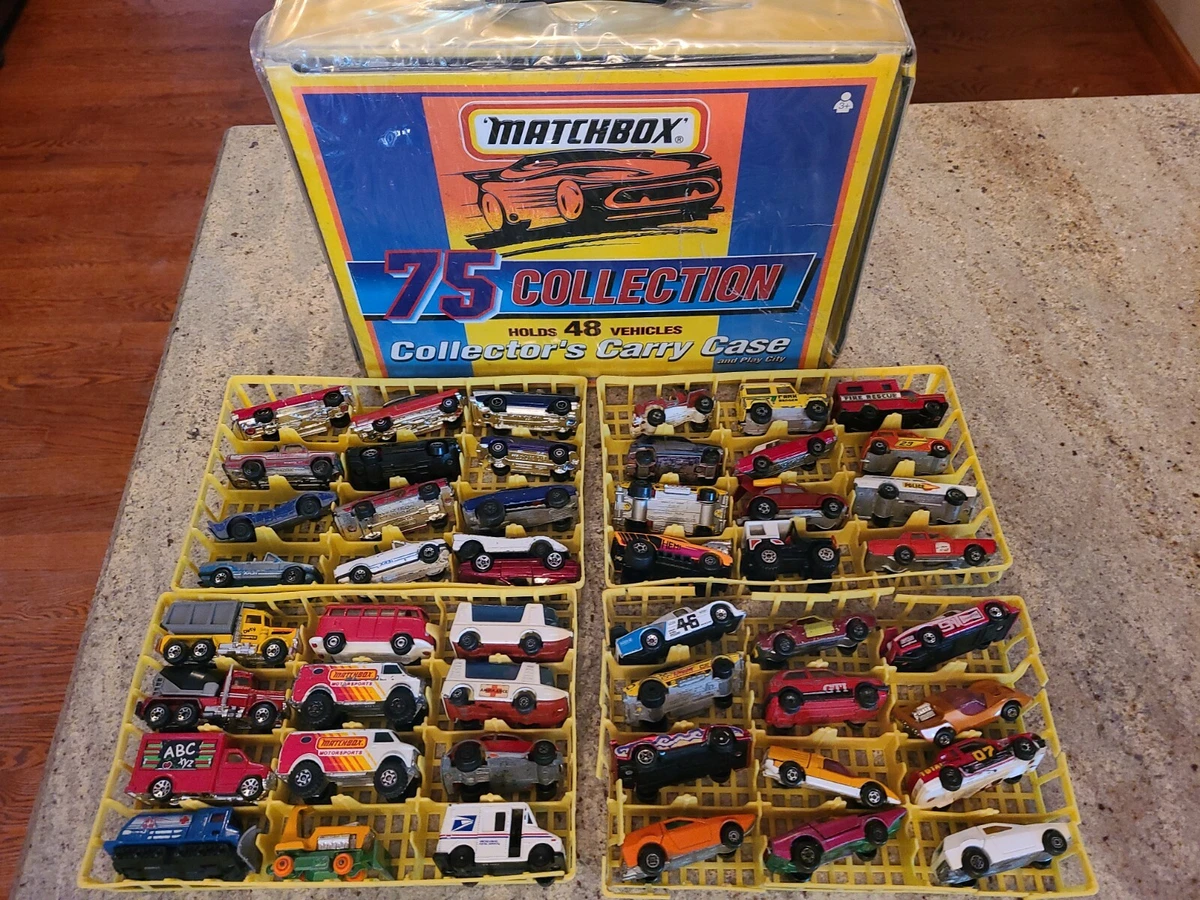 Matchbox cars and case cheap