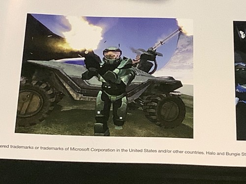 2001 Halo 1 Video Game Very rare First Promo window Poster Xbox New Master Chief - Picture 8 of 16