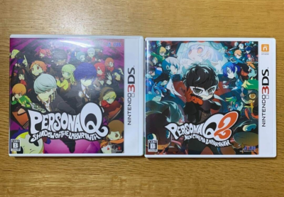 Lot 2 Persona Q & Persona Q2 New Cinema Labyrinth set Nintendo 3DS