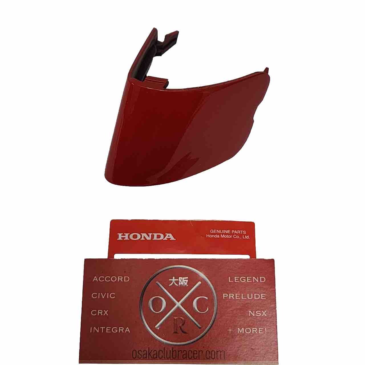 Genuine OEM 99-01 Acura NSX Front Bumper Tow Hook Cover Cap NEW Formula Red R510
