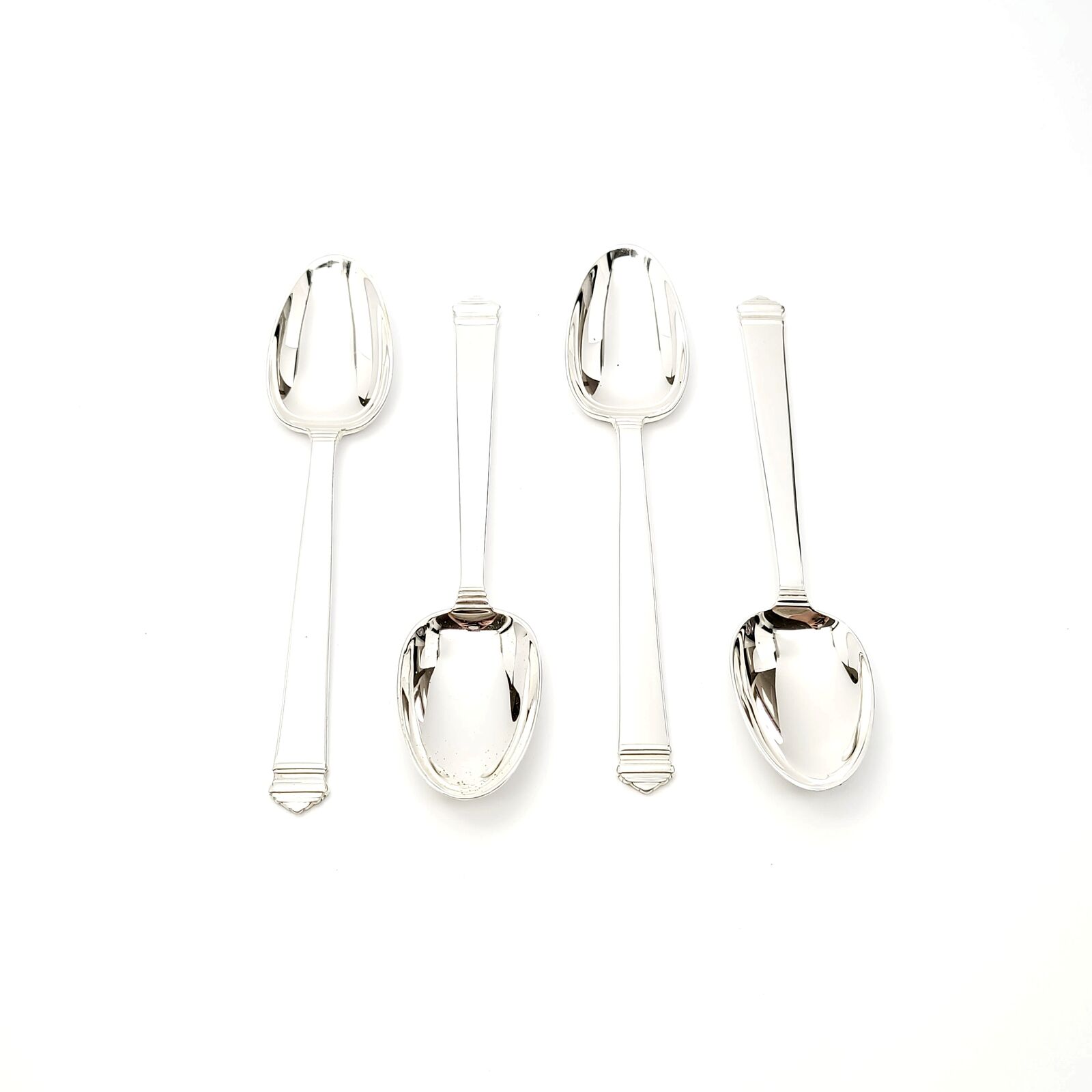 Set of 4 Tiffany & Co Windham Sterling Silver Teaspoons #8623