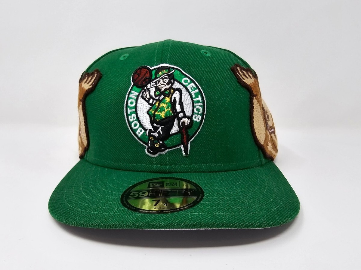 Jon Stan 7 3/4 New Era Fitted Hat Green Boston Celtics
