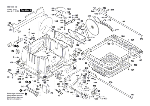 New Genuine Bosch 2610015508 Mitre Fence - Picture 4 of 6