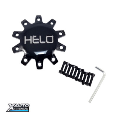 Helo 875 SMALL TOP Wheel Center Cap Gloss Black M875-2B