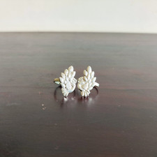 Vintage Toe Ring Silver Jewelry Pair Tribal Lady Collectible Peacock Design